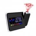 Creative LED Weather Forecast Projection Snooze Color Screen Clock