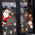 Doors and Windows Accessories Store Window Glass Christmas Scene Decorate Wall S