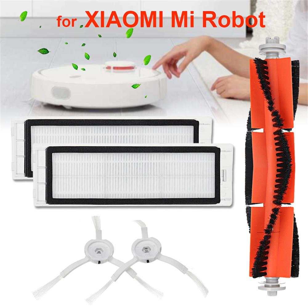Main Brush Filters Side Brushes Accessories for XIAOMI MI Robot - Multi